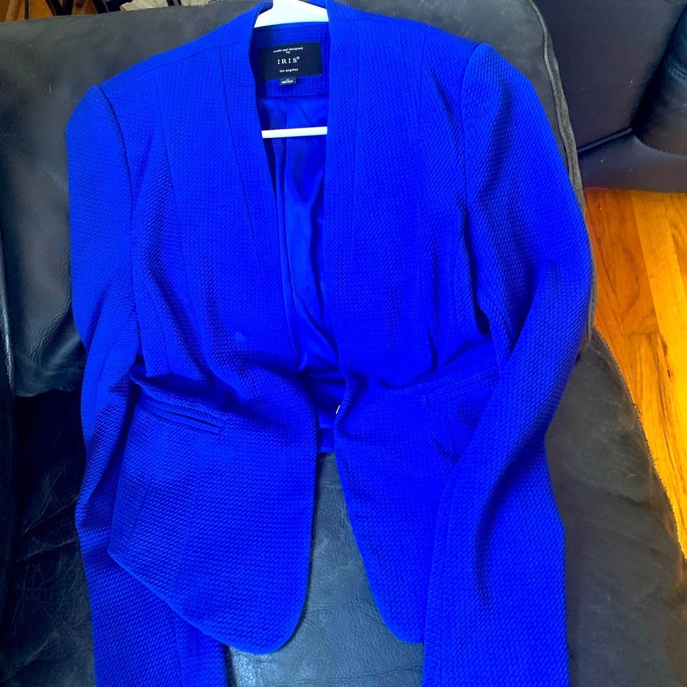 Royal blue blazer